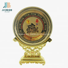 Customize Wholesale Metal Gold Casting Army Enamel Commemorate Tray